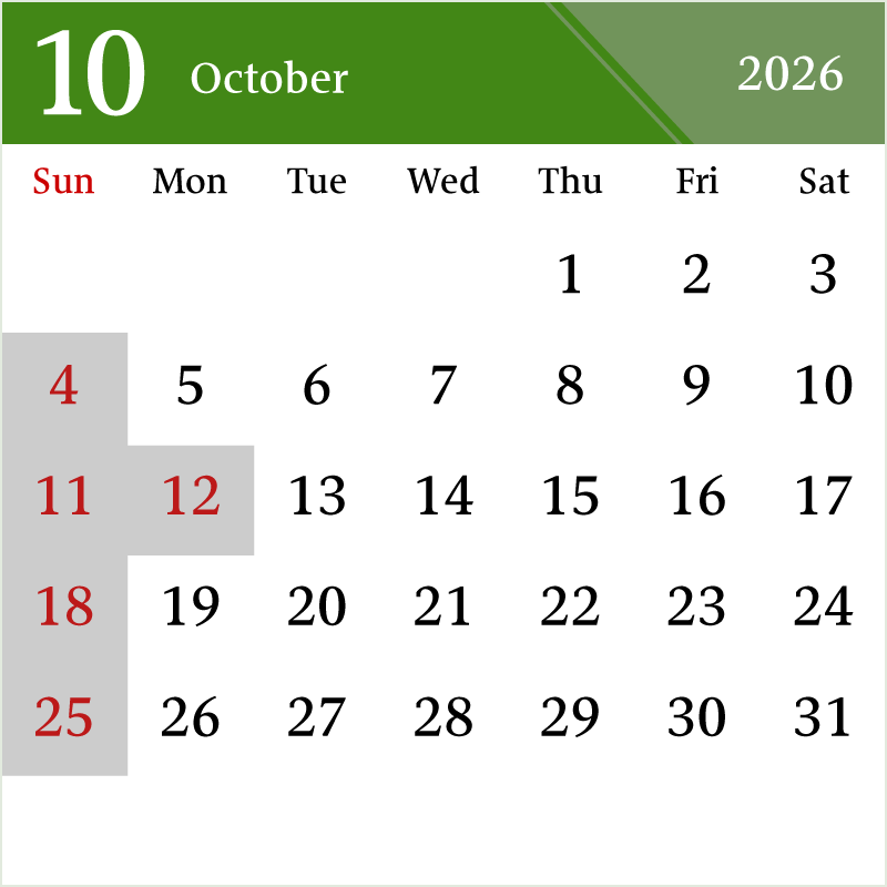 26年10月